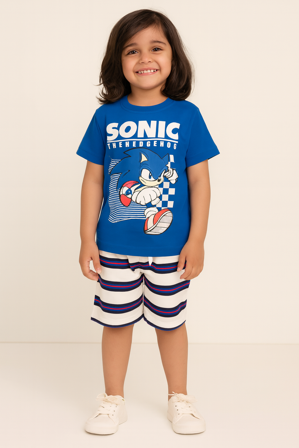 Sonic the Hedgehog Summer T-Shirt & Shorts Set for Boys