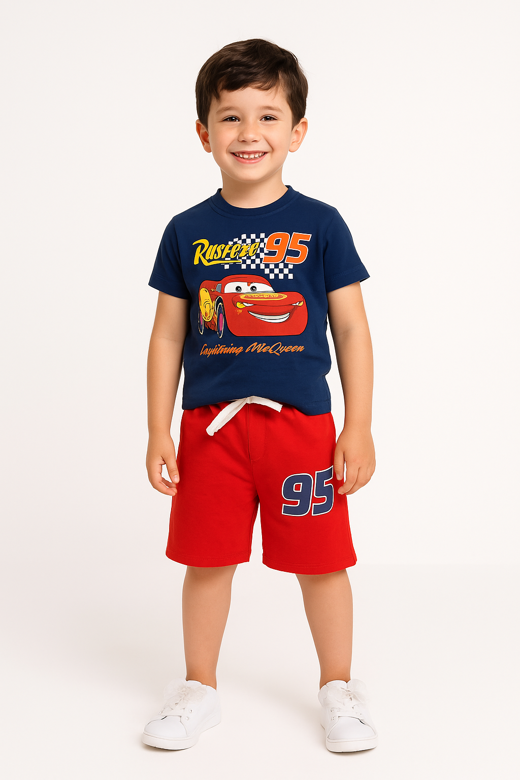 Lightning McQueen "Rusteze 95" T-Shirt & Shorts Set