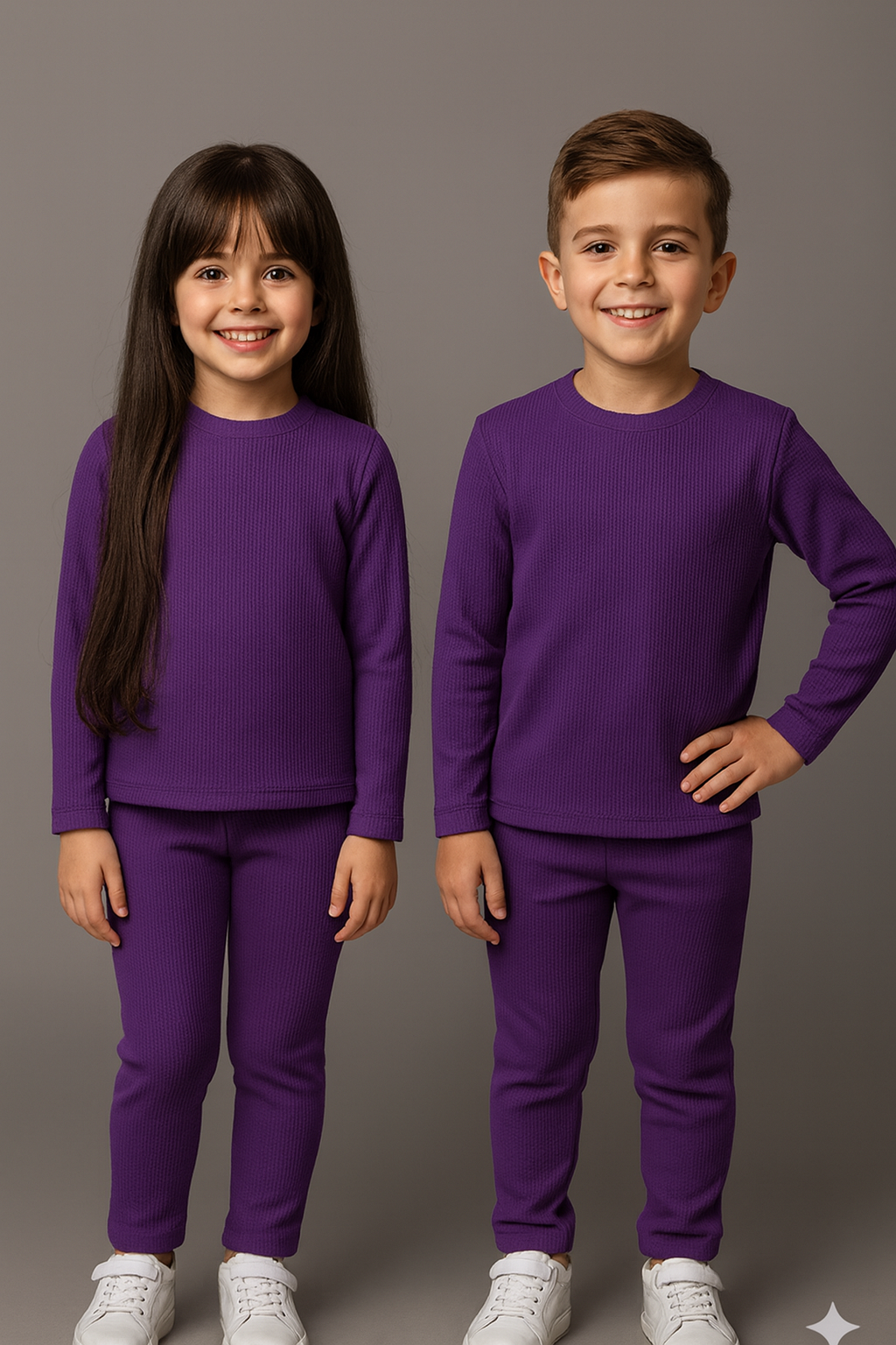 Boys and Girls Purple Kids Inner Suit