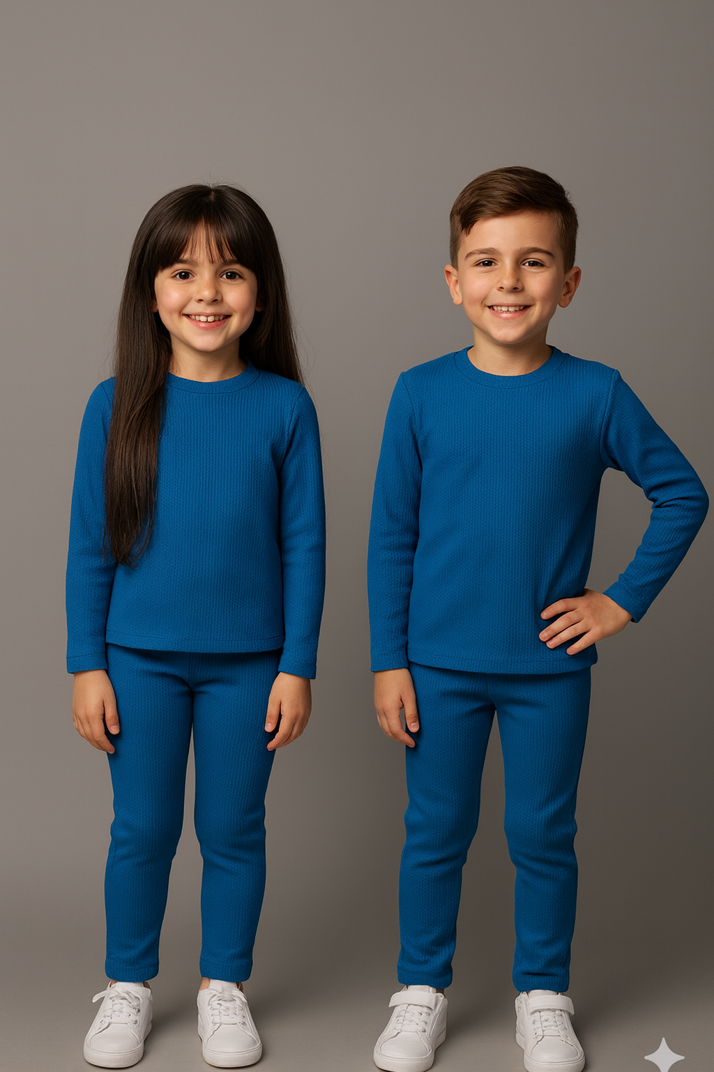 Boys and Girls Blue Kids Inner Suit