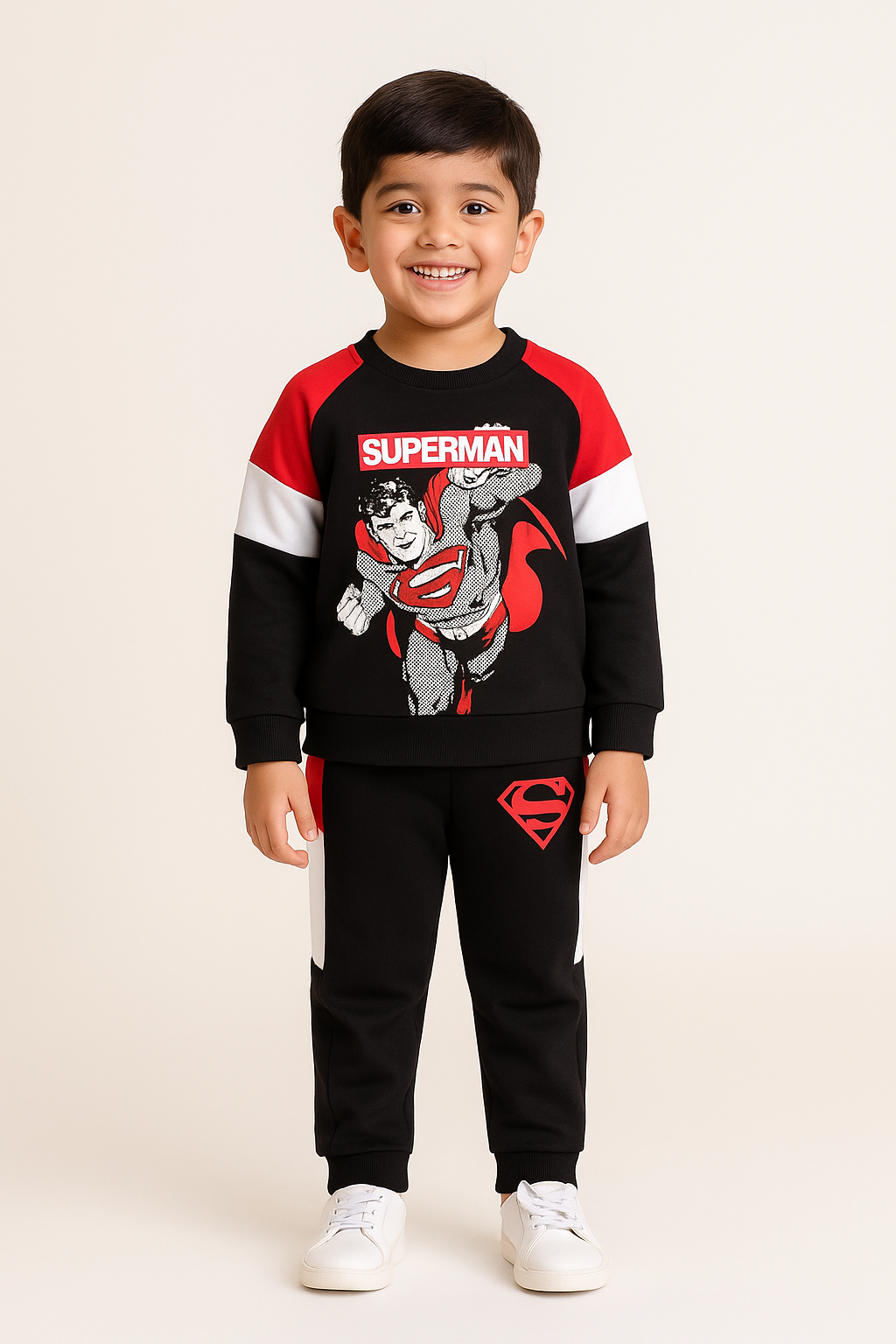 Superman Printed Winter Tracksuit