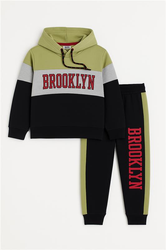Baby Boy Brooklyn Hoodie With Trouser Long Sleeve Imported