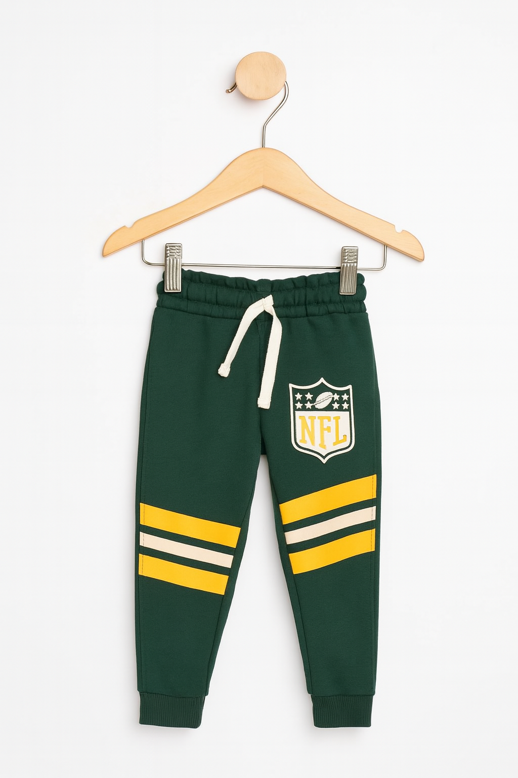 Boys Casual 12 Bottle Green Sports Outfit Long Sleeve Letter Graphic Sweatshirt with Pocket Trouser And Dori