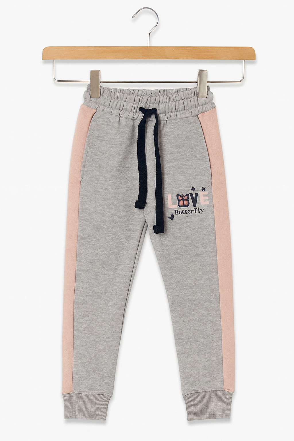 Baby Girl love butterfly Hoodie Tracksuit Imported Long Sleeve Outfit