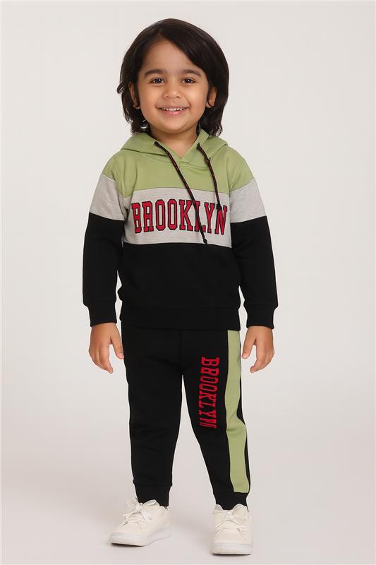 Baby Boy Brooklyn Hoodie With Trouser Long Sleeve Imported