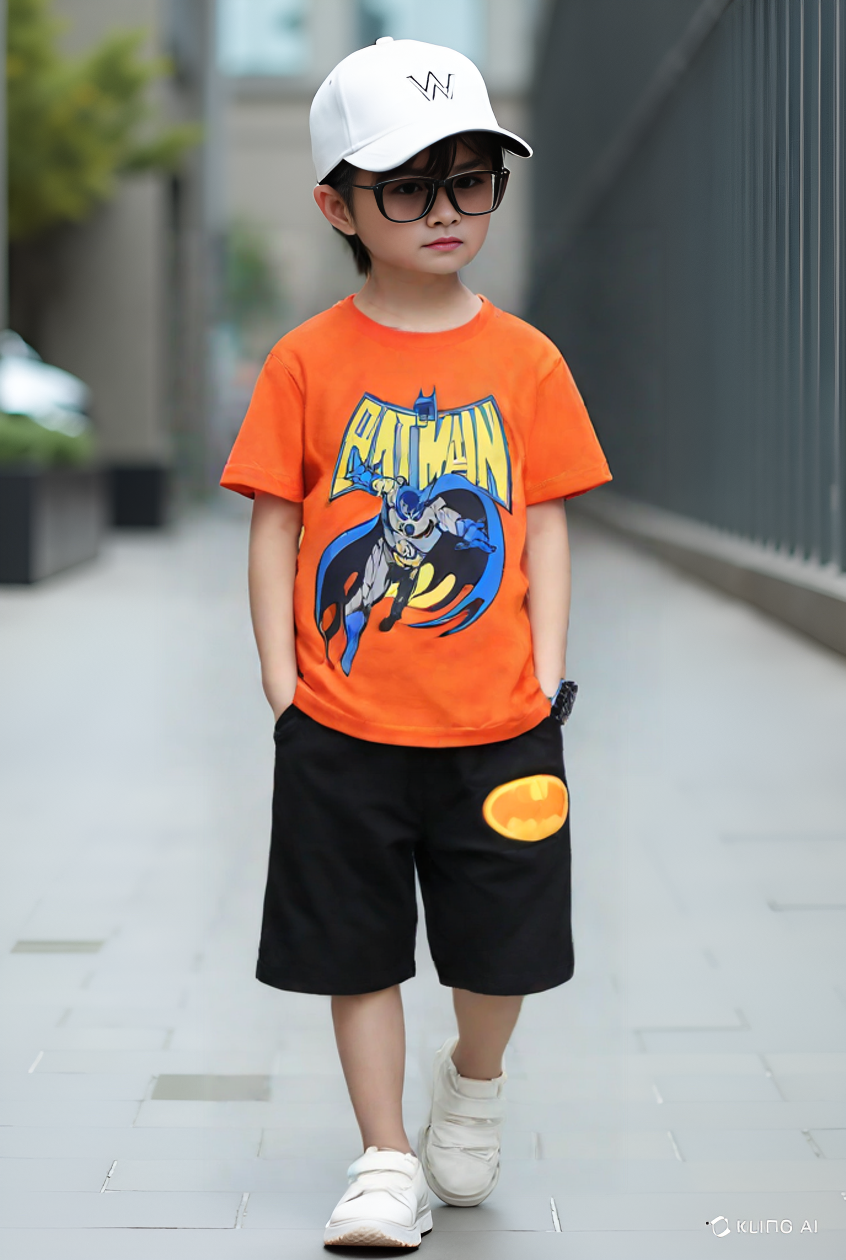 Batman Orange nicker Shirt