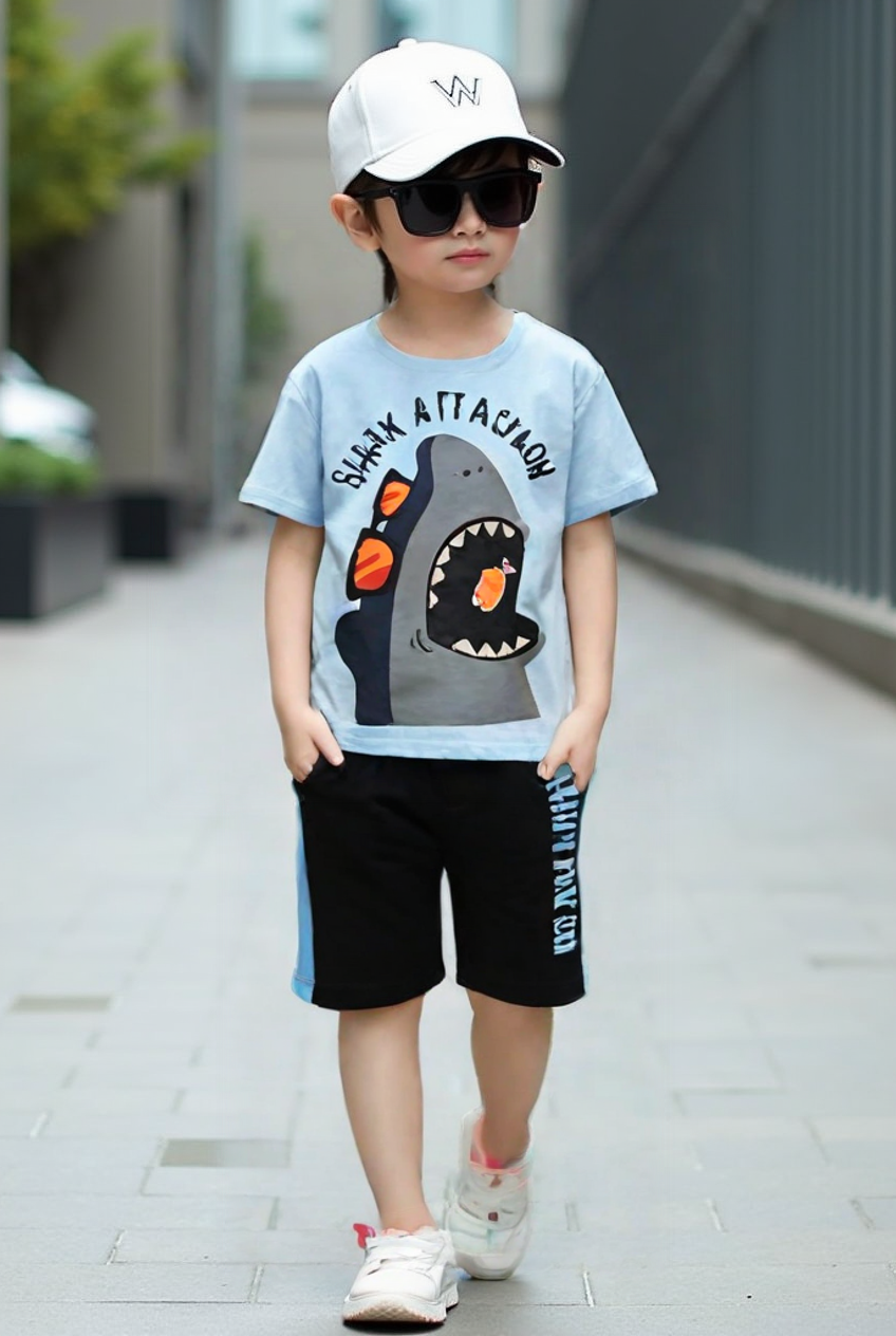 Shark Attack On – Fun & Fierce Kids Summer Set