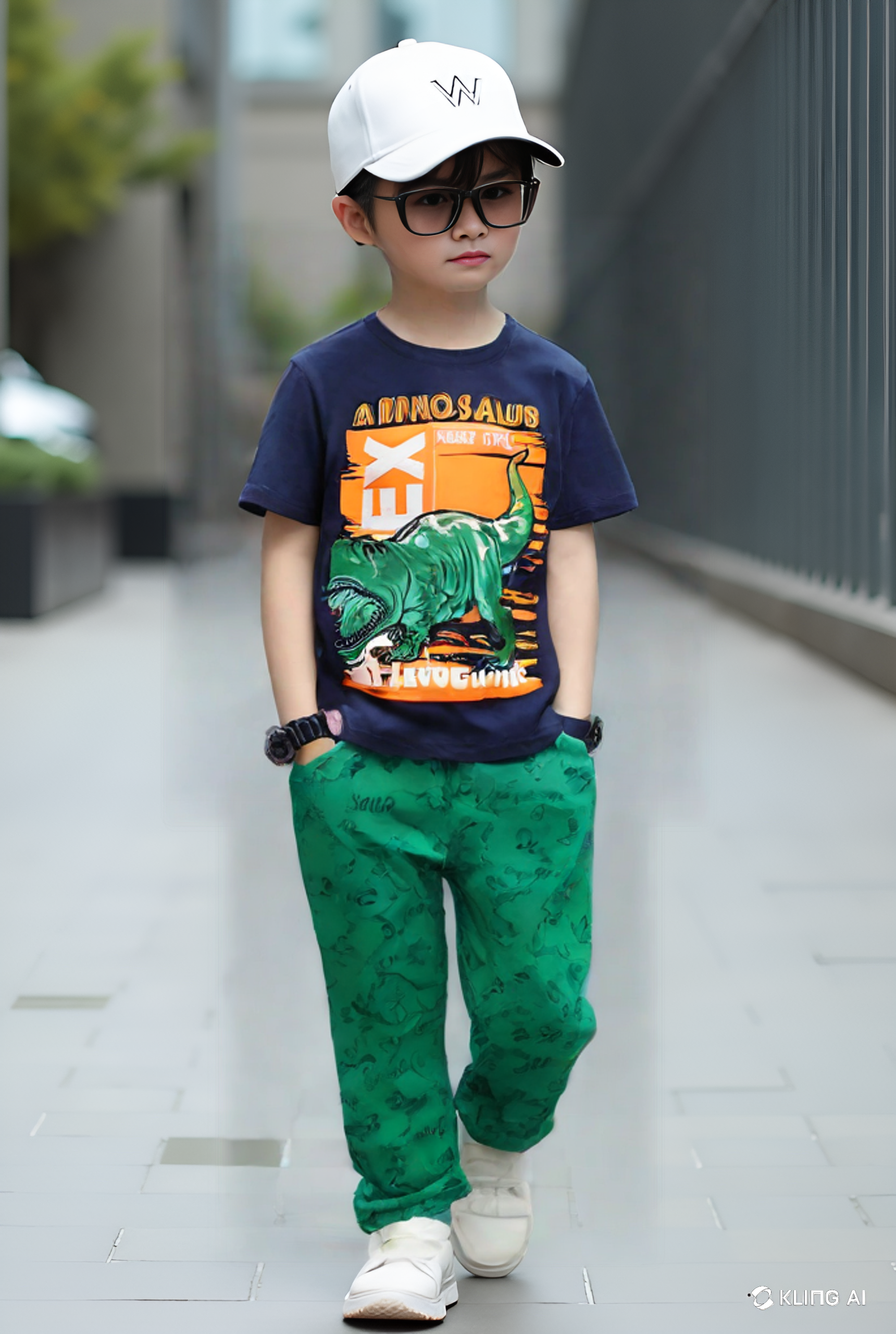 A Dinosaur Summer Garment by MYK
