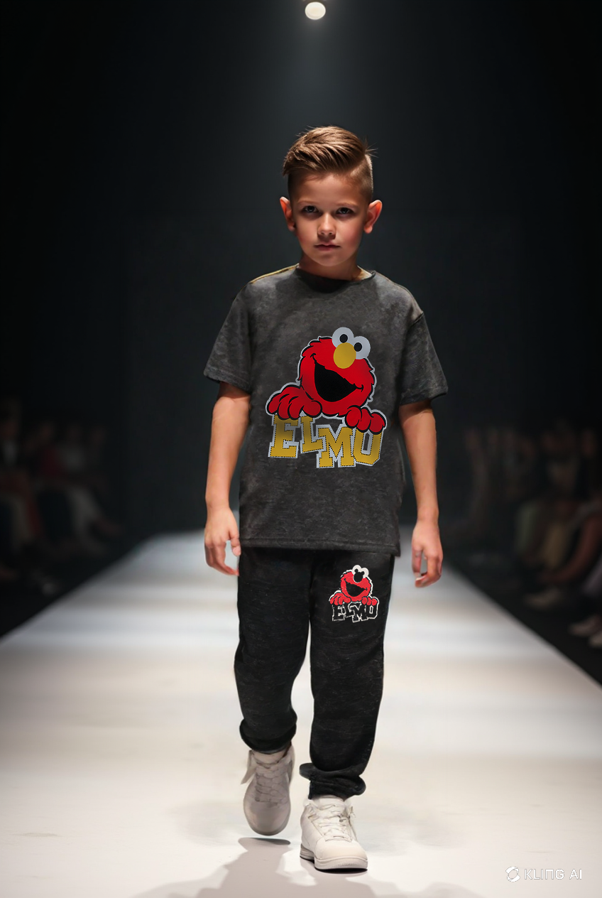 Elmo Fun Graphic Summer Outfit for Kids