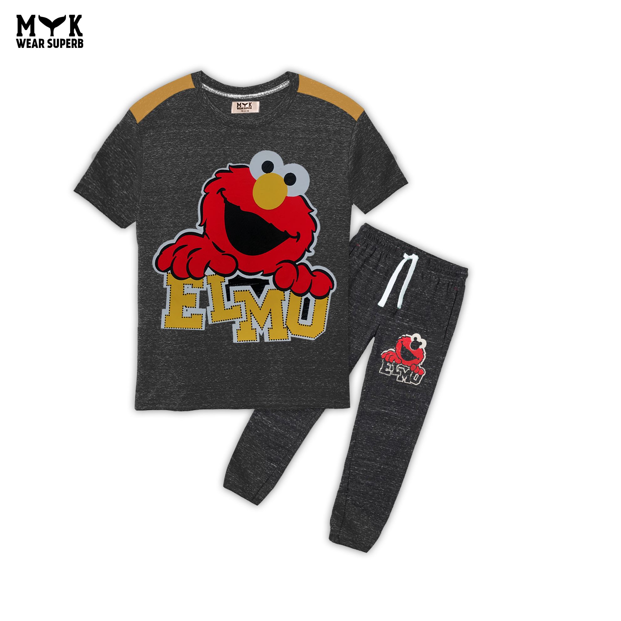 Elmo Fun Graphic Summer Outfit for Kids
