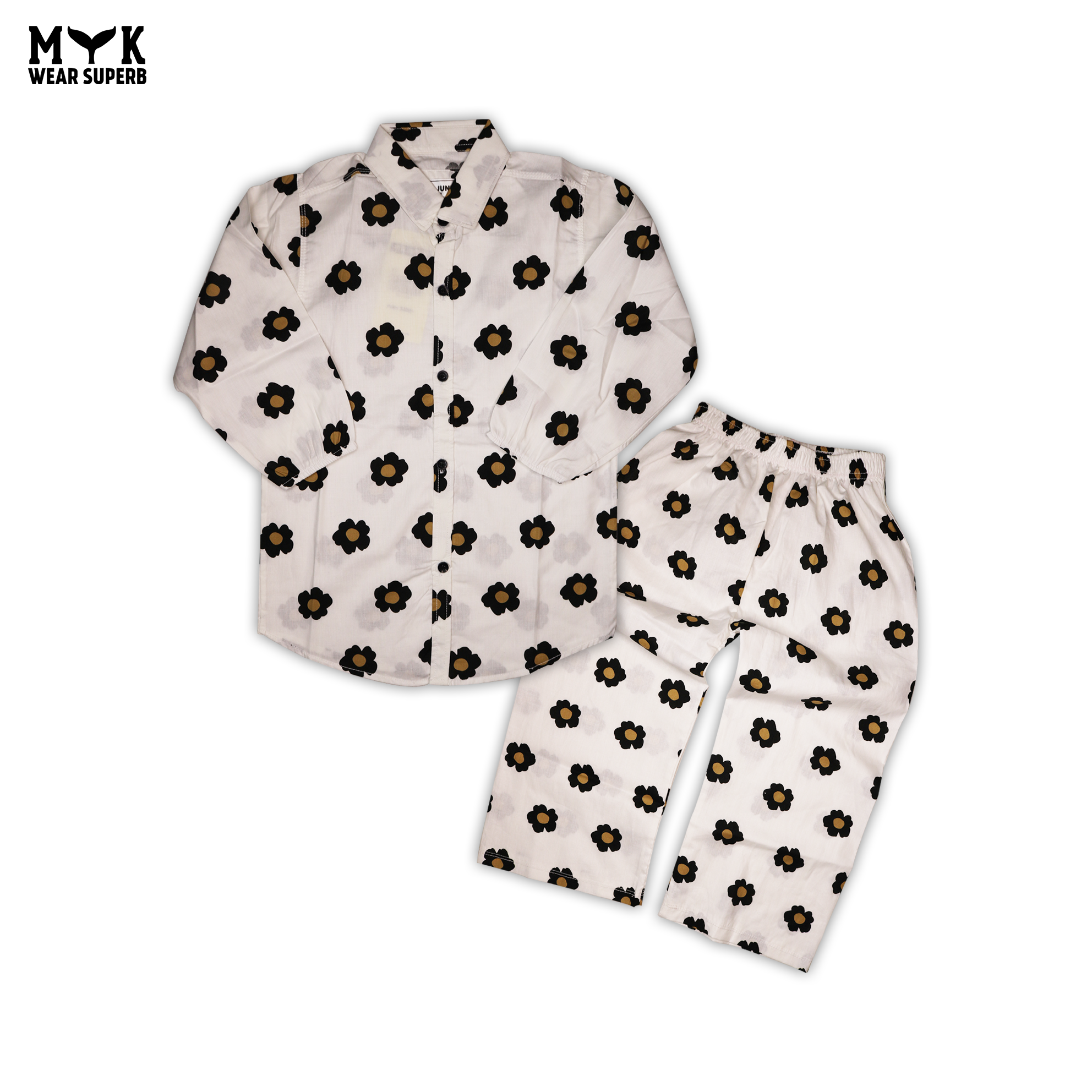 White Floral Summer Set