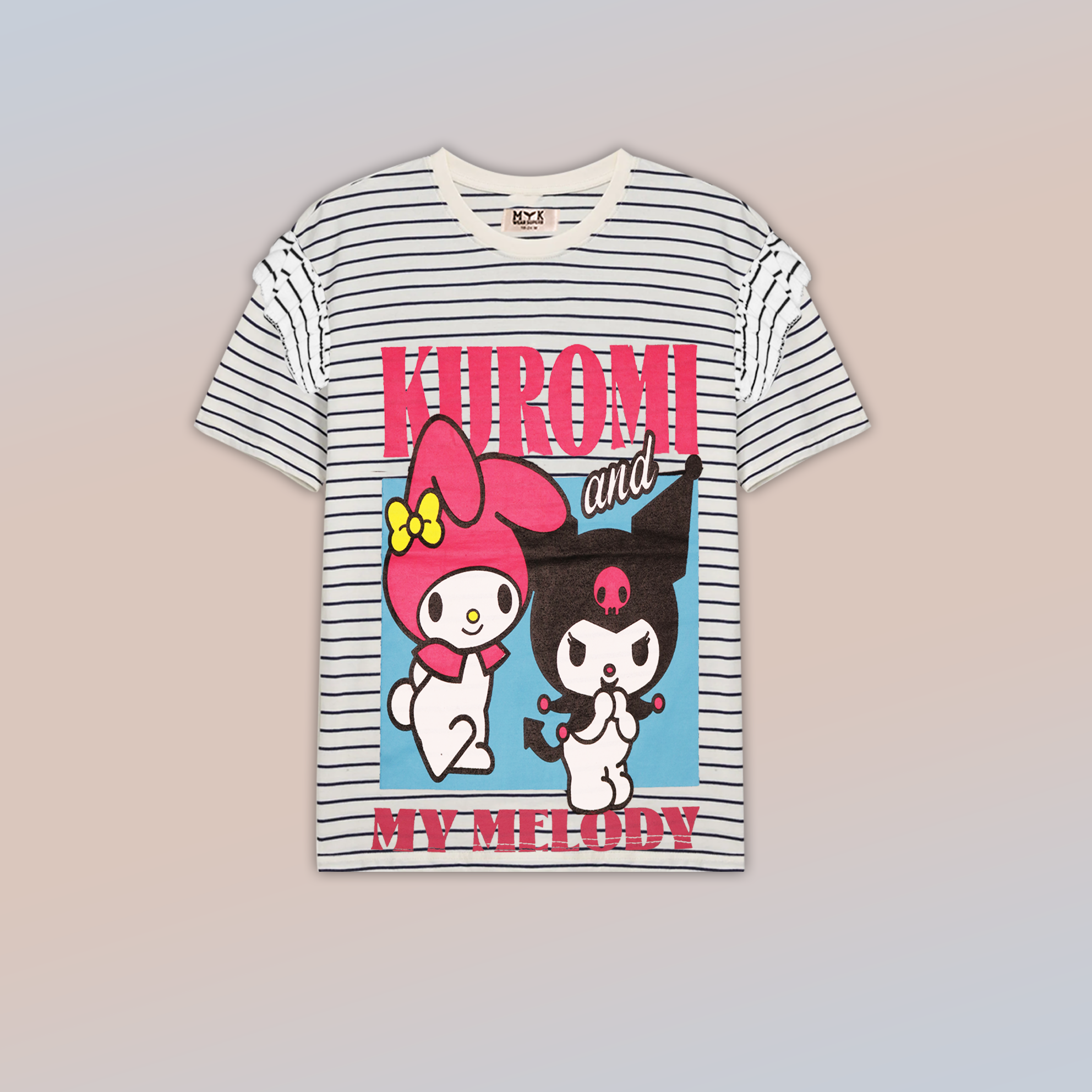 Kuromi & My Melody Girls' Summer Night Suit – Stylish & Comfy