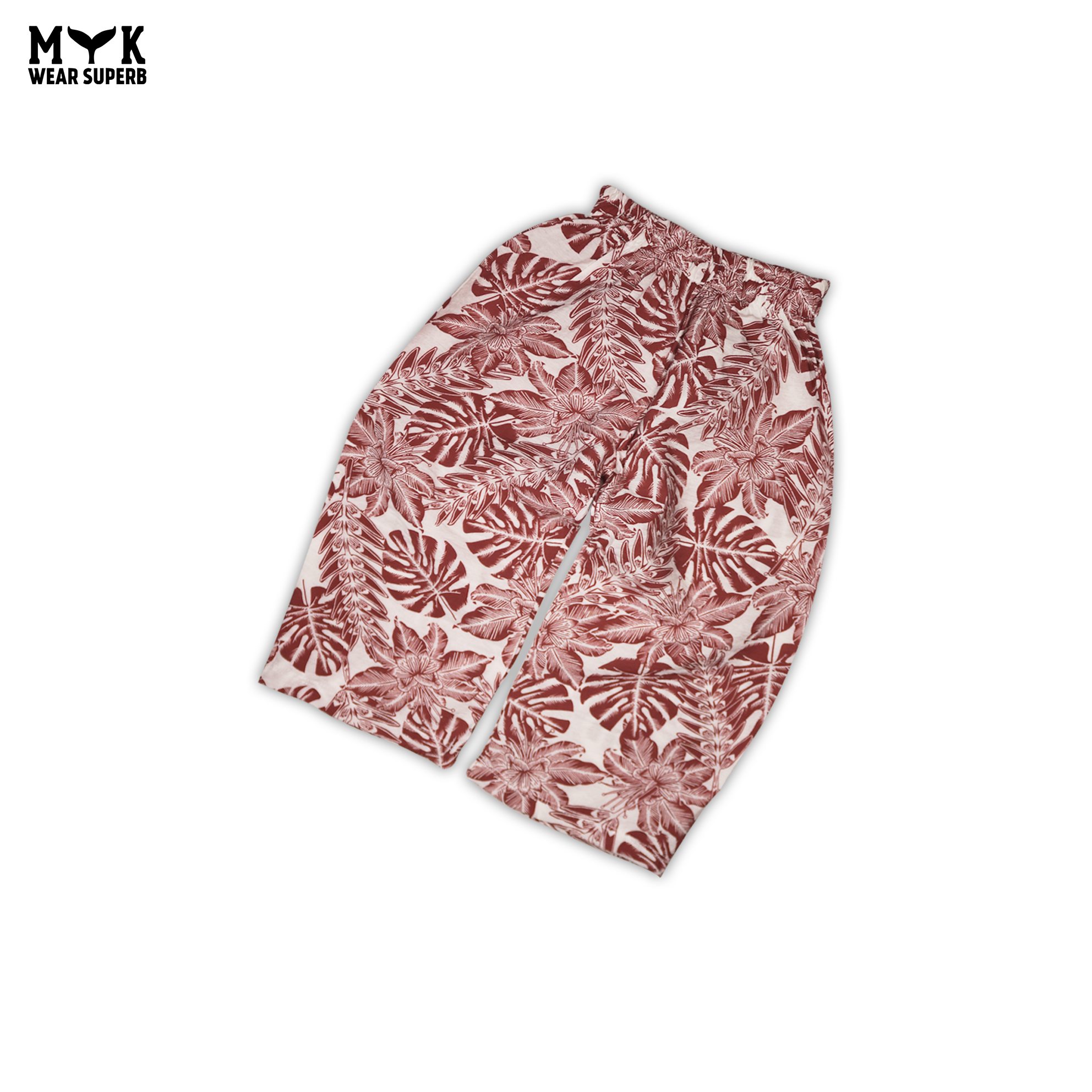 Tropical Leaf Print Summer Set