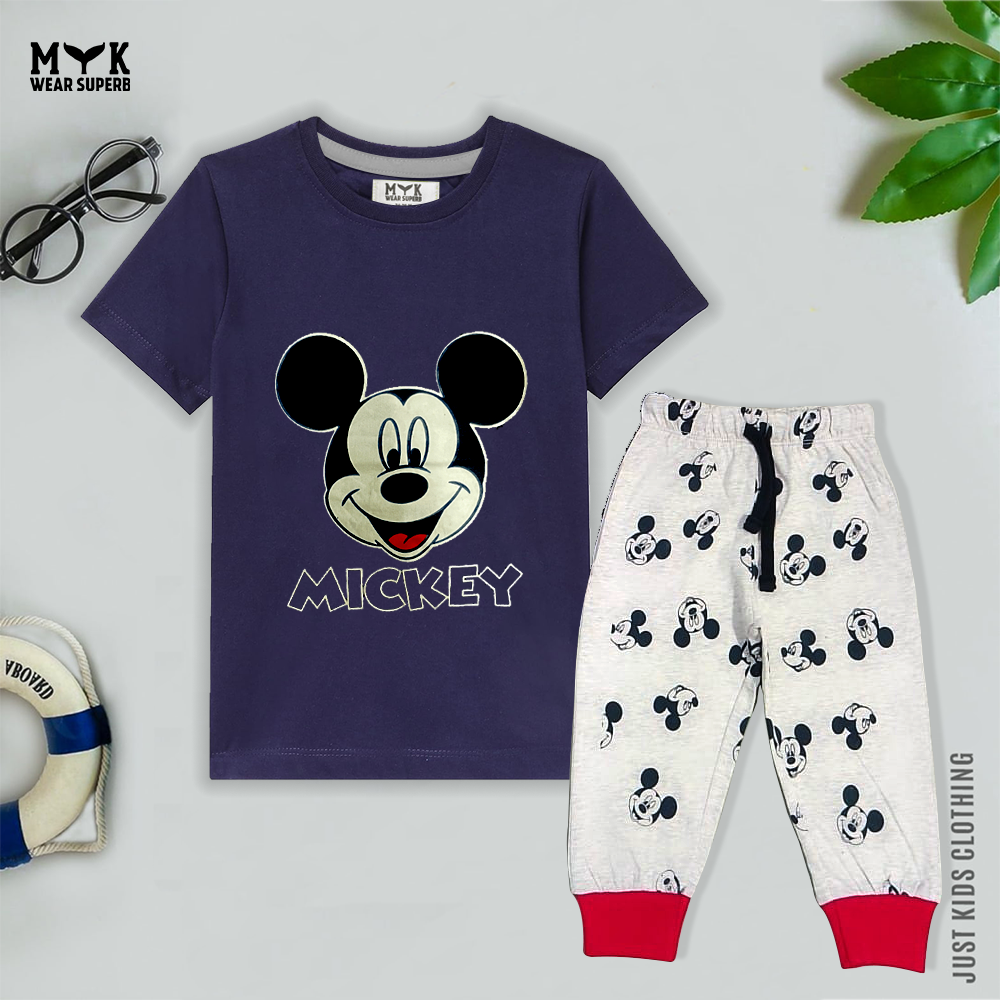Micky Mouse 2 Pcs Suit for baby Girls
