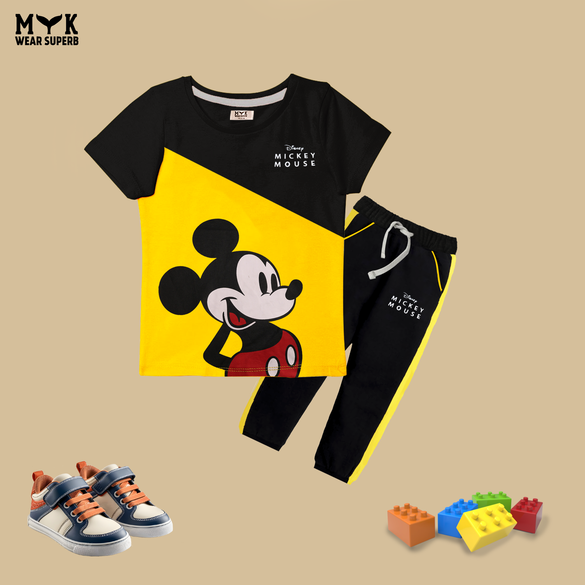 Disney Mickey Mouse Kids Summer Outfit