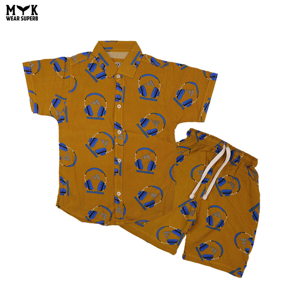 Boys Summer Linen Co-ord Set