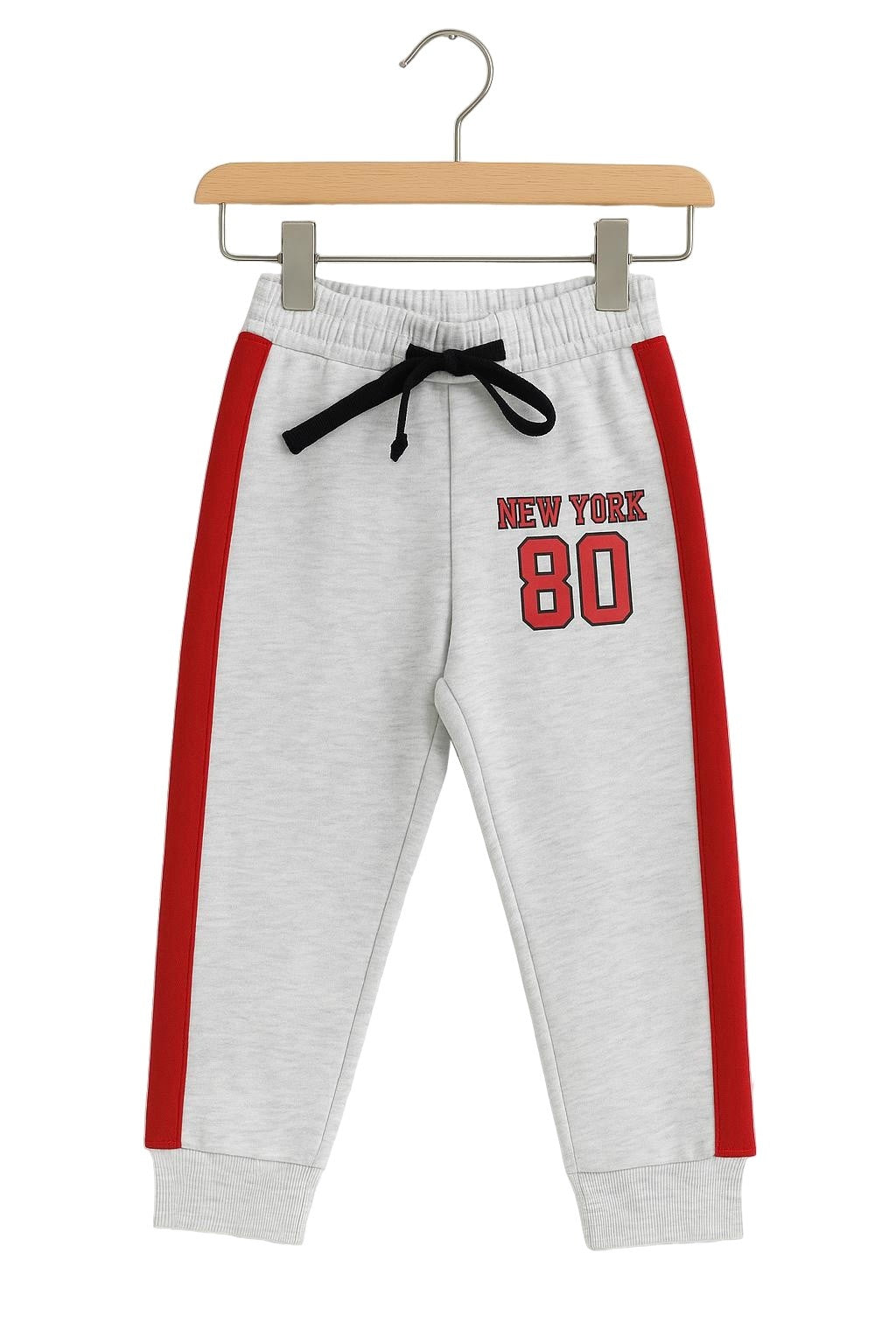New York 80 Kids Tracksuit Red Grey Sporty Set