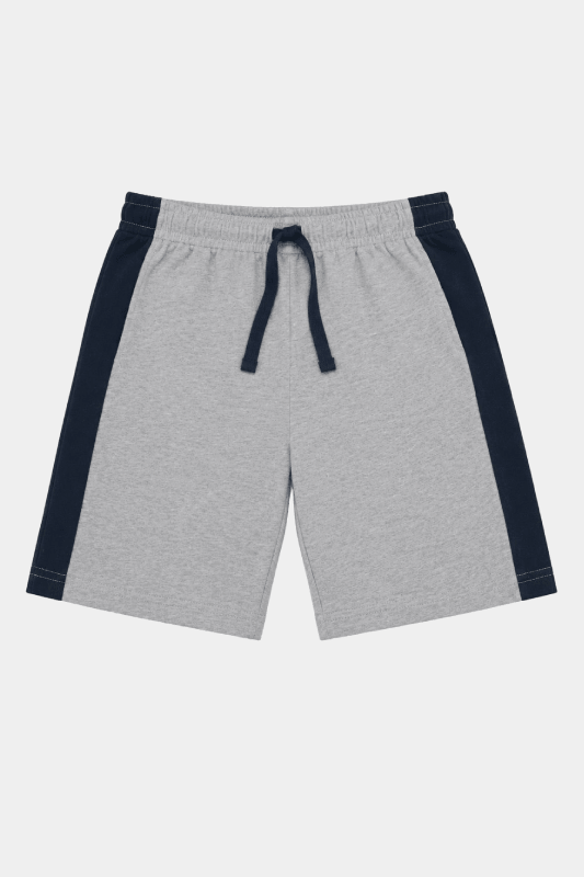 Boys Grey MVP Crew 95 Shorts Set – Summer Outfit - MYK_Fatimas