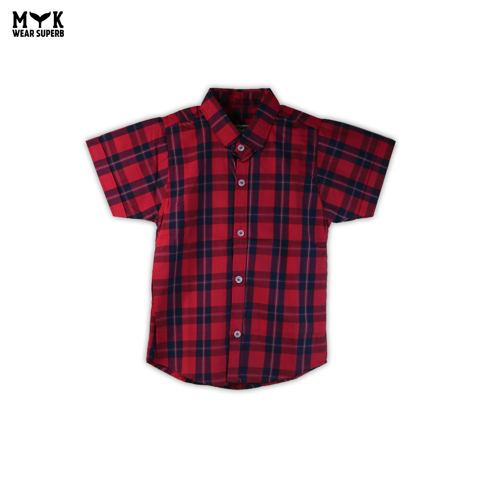 Red Hero Open Casual Shirt Set