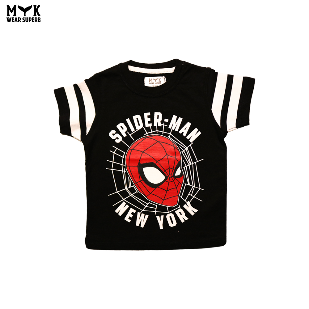 Spiderman New York T-Shirt & Striped Pajama Set