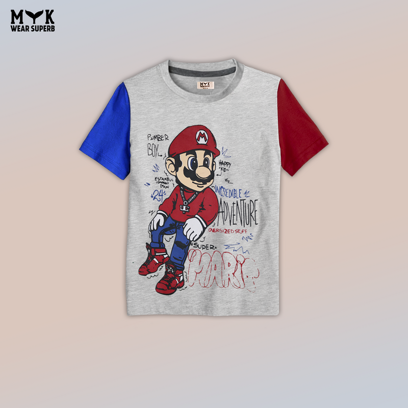 Super Mario White Nicker Shirt