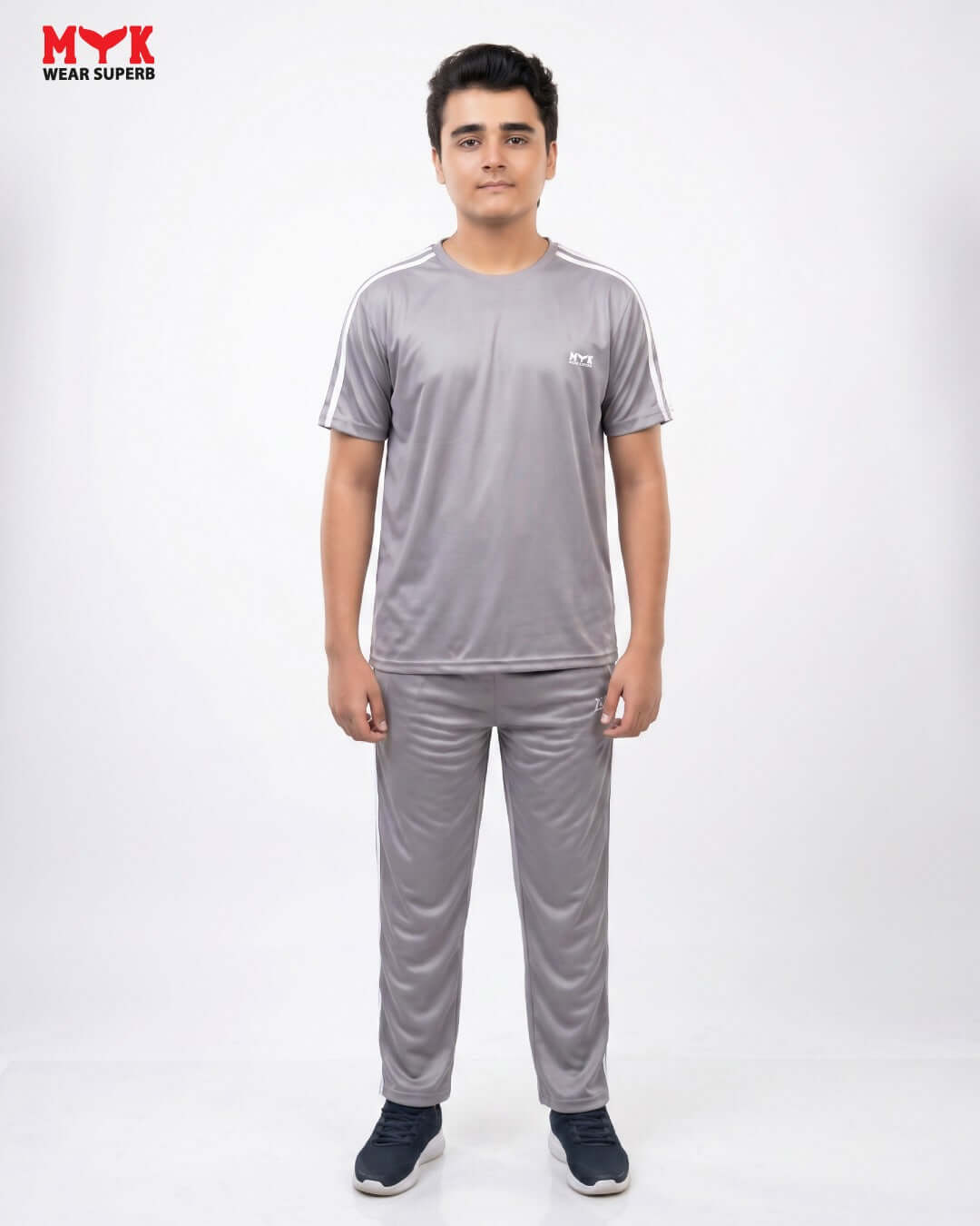 Mens Grey MYK Summer Tracksuit