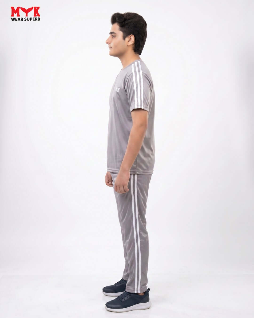 Mens Grey MYK Summer Tracksuit