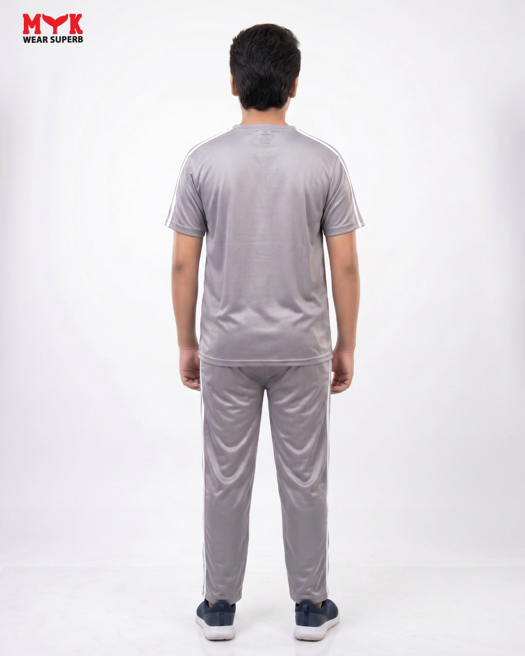 Mens Grey MYK Summer Tracksuit