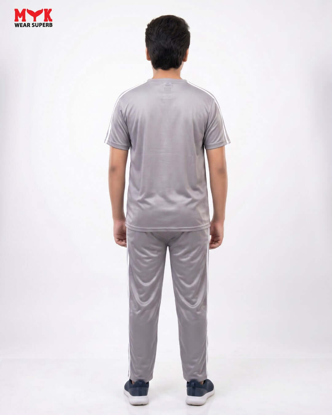 Mens Grey MYK Summer Tracksuit
