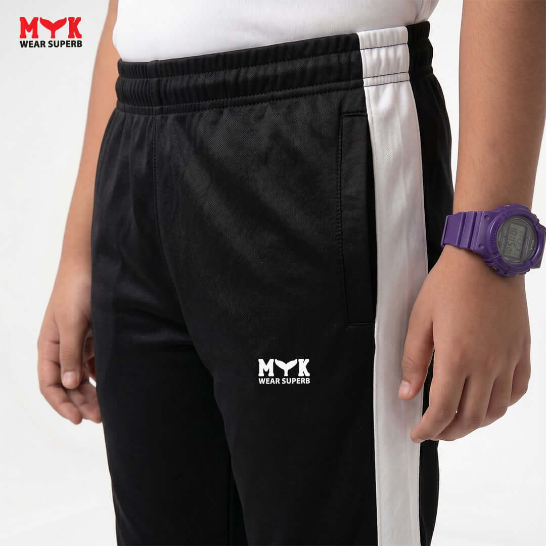 Kids Black & White Tracksuit - MYK_Fatimas