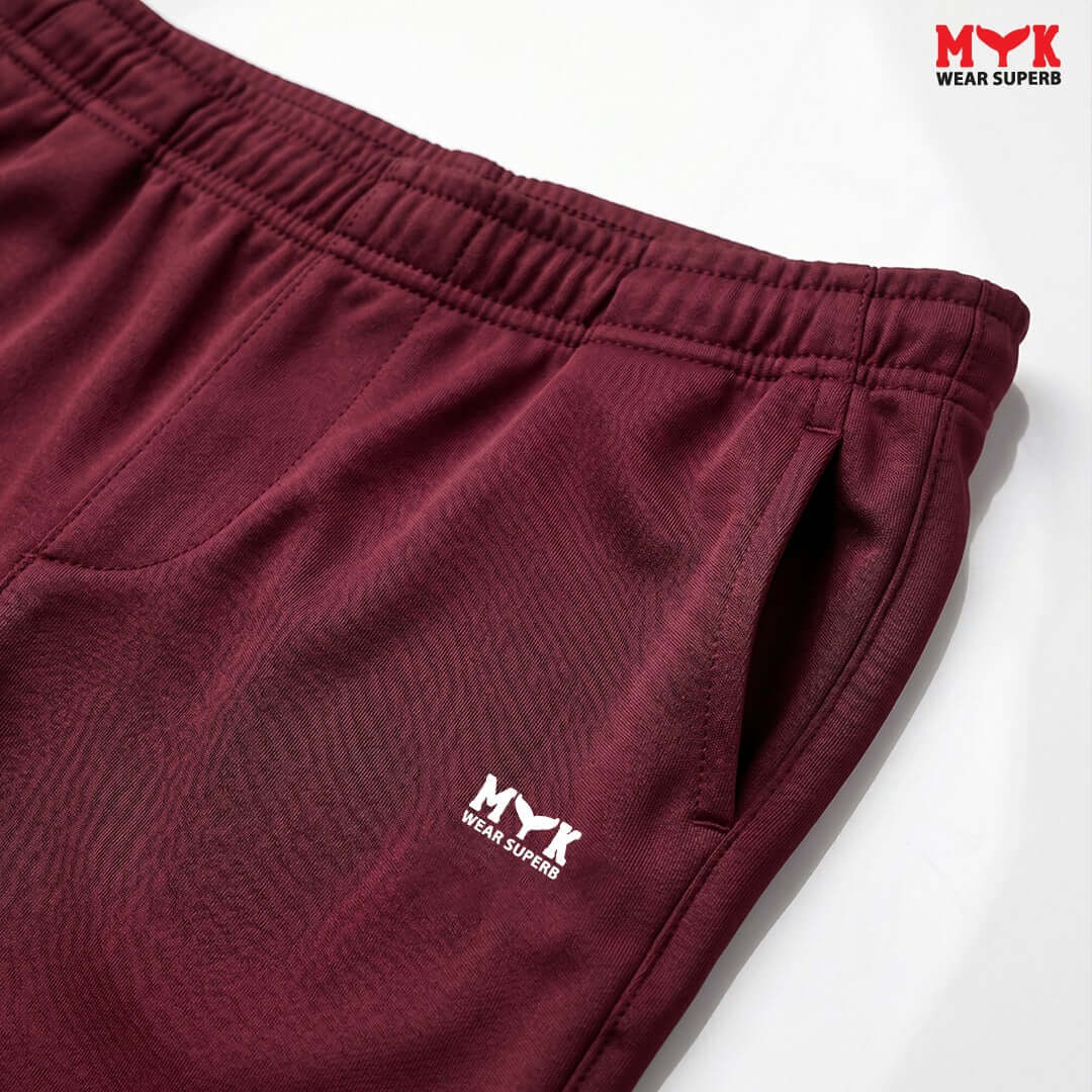 Kids Boys Maroon Sports Tracksuit – Stylish Casual Wear - MYK_Fatimas