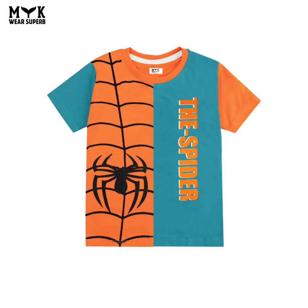 Boys THE SPIDER Polo Stuff Web Graphic Summer Set