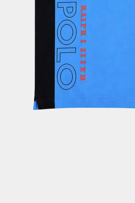 Summer Polo Shirt For KIds-Blue & Black - MYK_Fatimas
