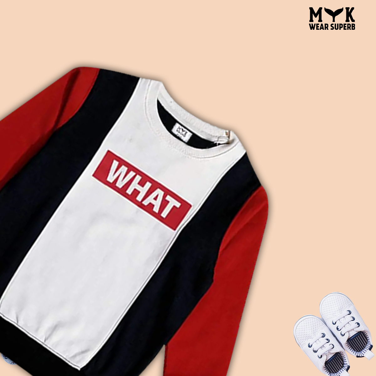 2pcs Boys What Black & Red Color Outfit Sweatshirt With trouser Casual Long Sleeve Kids Clothes