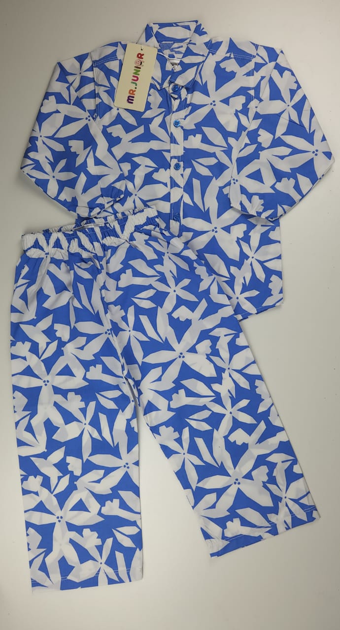 Blue & White Tropical Summer Set