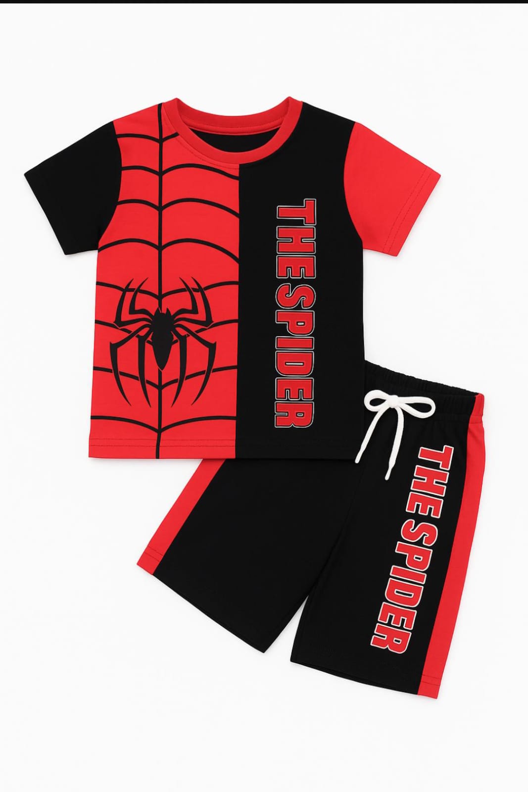 The Spider Boys’ Summer Set – Red & Black Superhero Edition