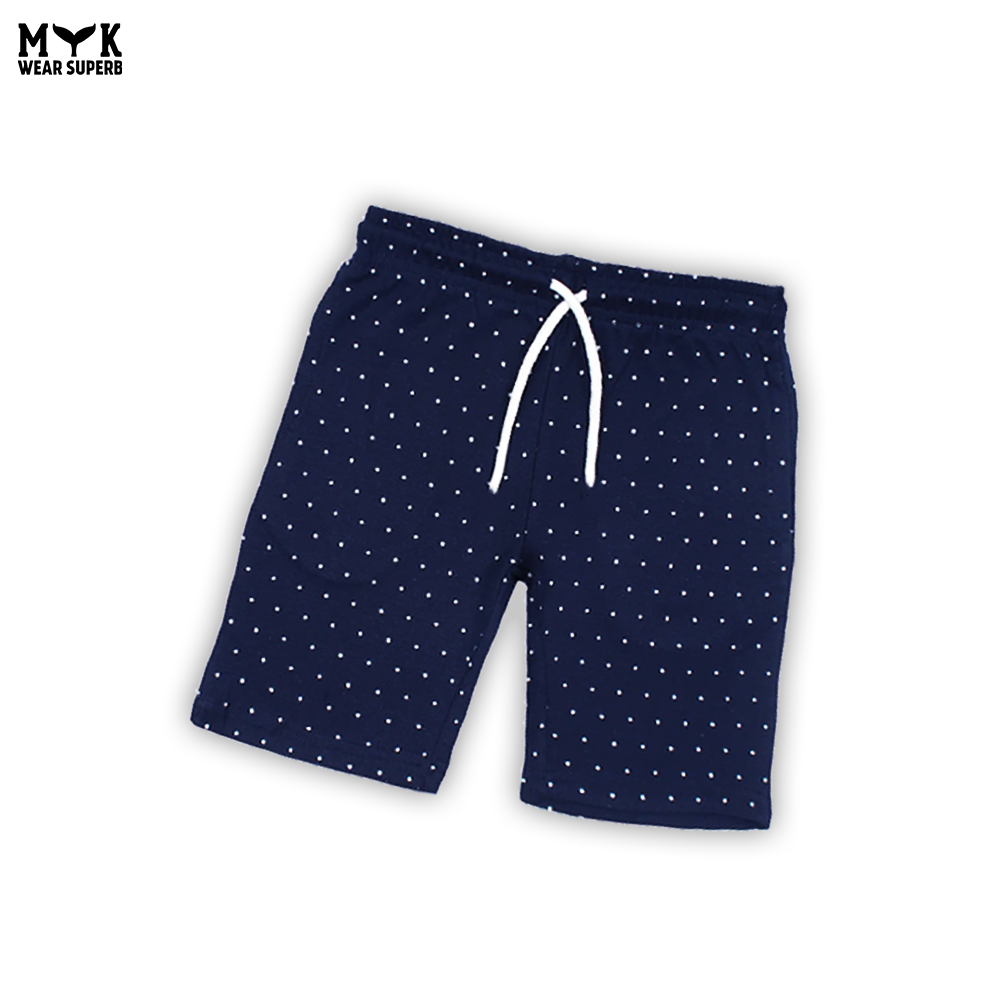 MYK White & Sky Dotted Shirt – Fresh Summer Style