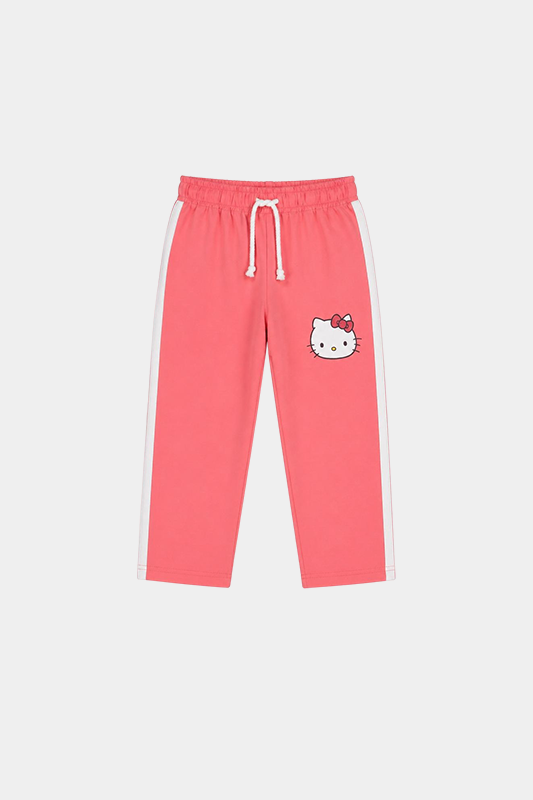 Girls’ Summer Co-ord Set - Pink Hello Kitty - MYK_Fatimas