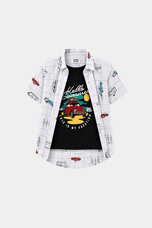 Hello Summer Vacation Boys Outfit - MYK_Fatimas