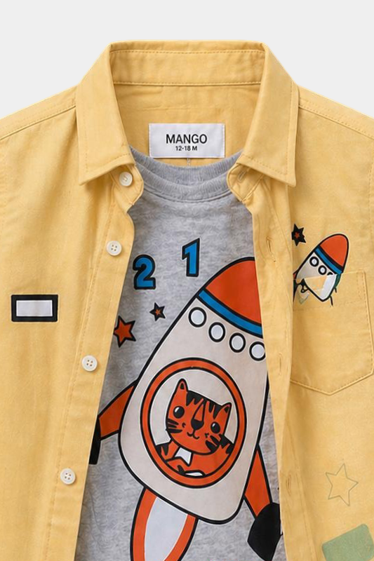 3..2..1.. Lift Off! Boys' Space Adventure Summer Outfit - MYK_Fatimas