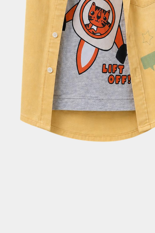 3..2..1.. Lift Off! Boys' Space Adventure Summer Outfit - MYK_Fatimas