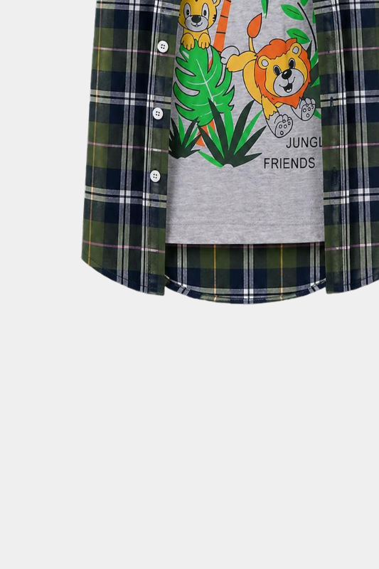 Jungle Friends Boys' Summer Outfit - MYK_Fatimas