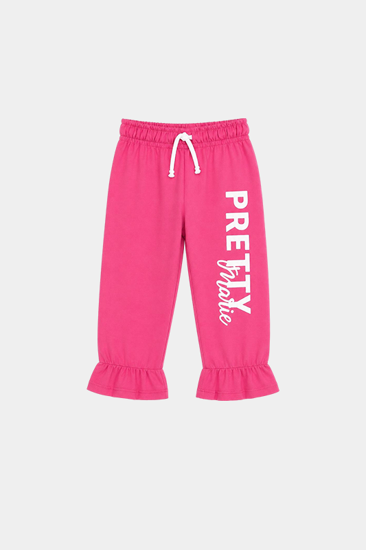 Pretty Marie Girls' Summer Night Suit – Striped Tee & Pink Pajama Set - MYK_Fatimas