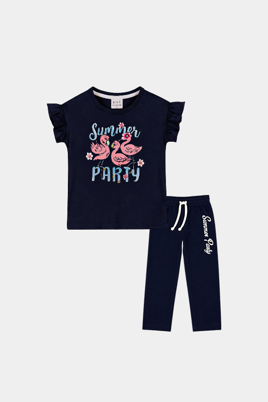 Summer Party Flamingo Set – Cute, Comfy & Full of Fun - MYK_Fatimas