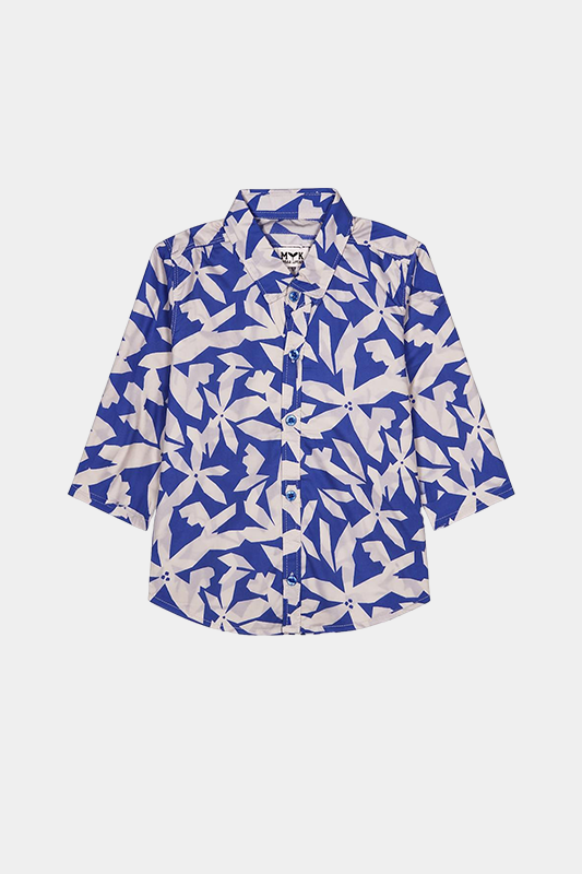 Blue & White Tropical Summer Set - MYK_Fatimas
