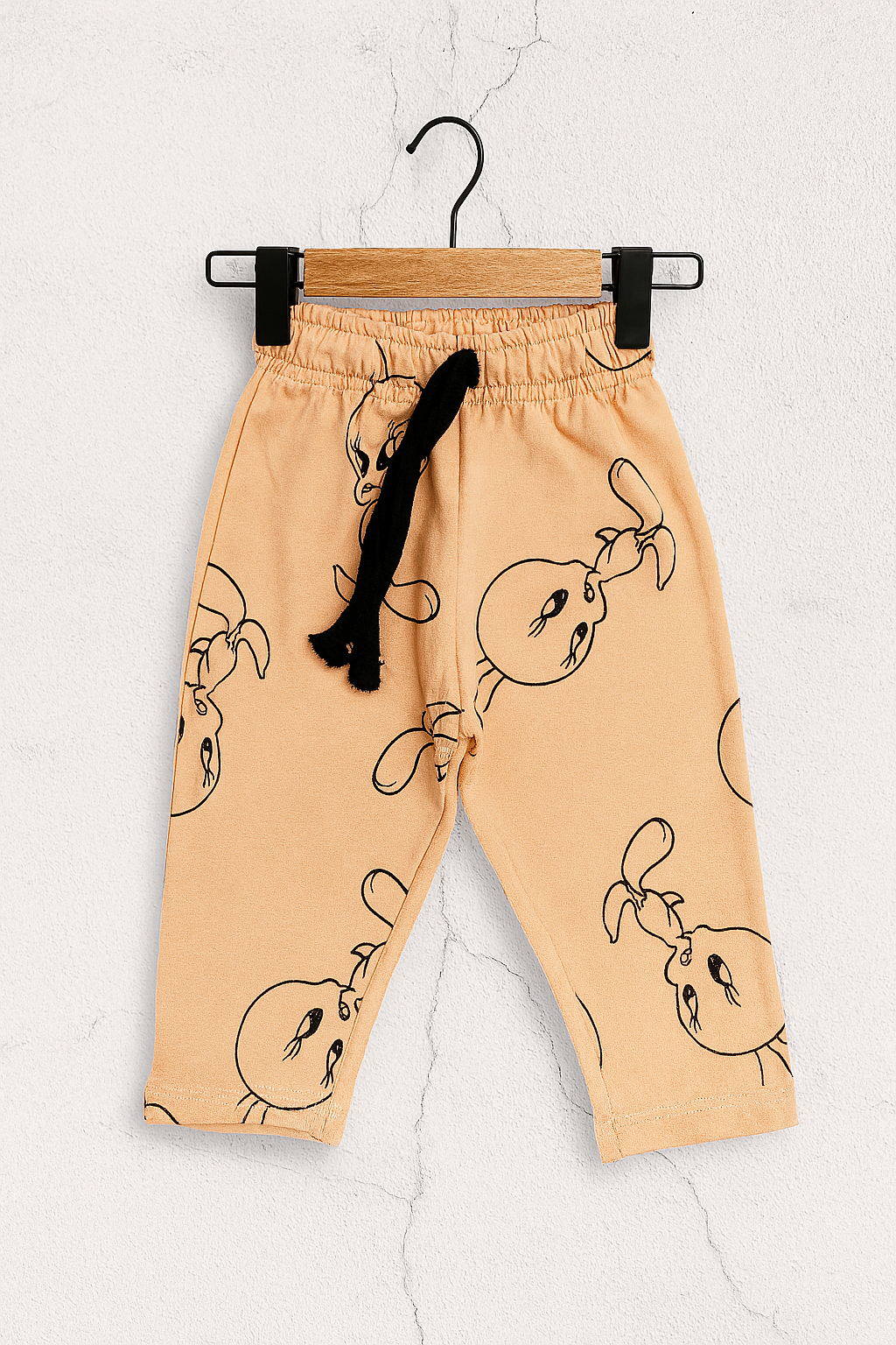 Bugs Bunny Girls Summer Outfit – Peach Ruffle Sleeve Set