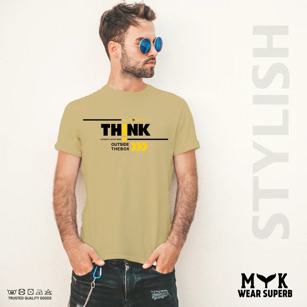 Think Outside The Box T-shirt For Men - MYK_Fatimas