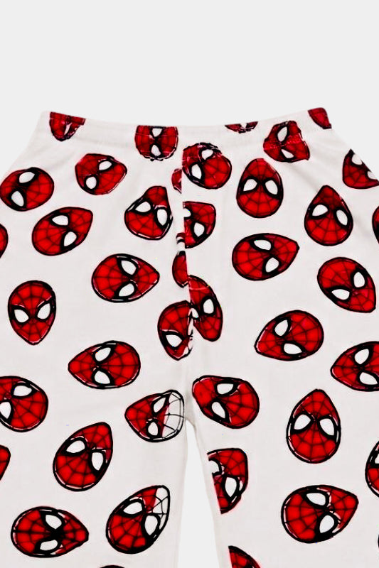 Superhero Printed Summer Nicker Shirt Set
