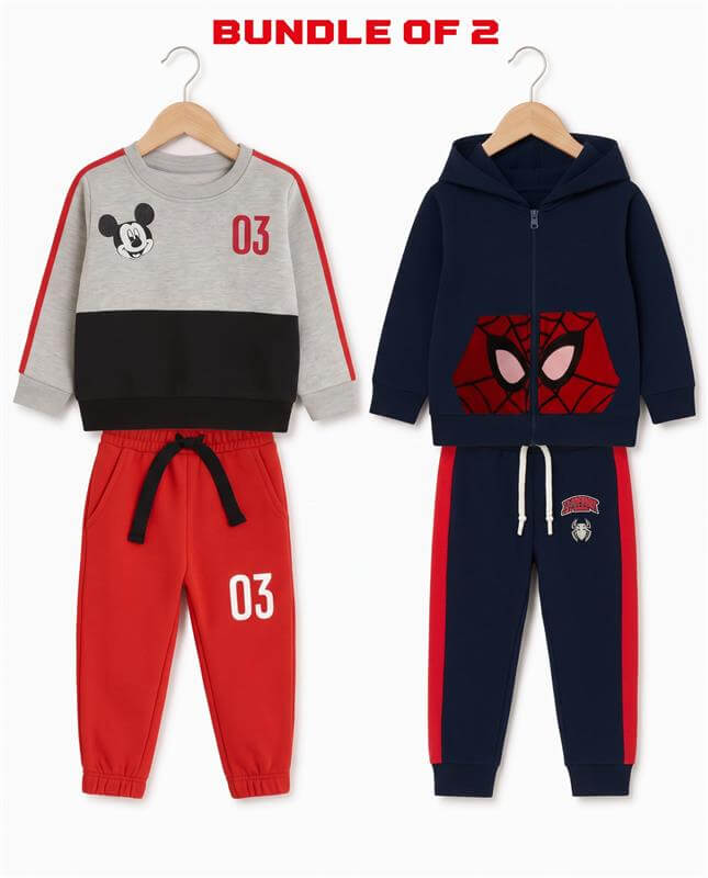 Boys Mickey & Spider-Man Winter Set