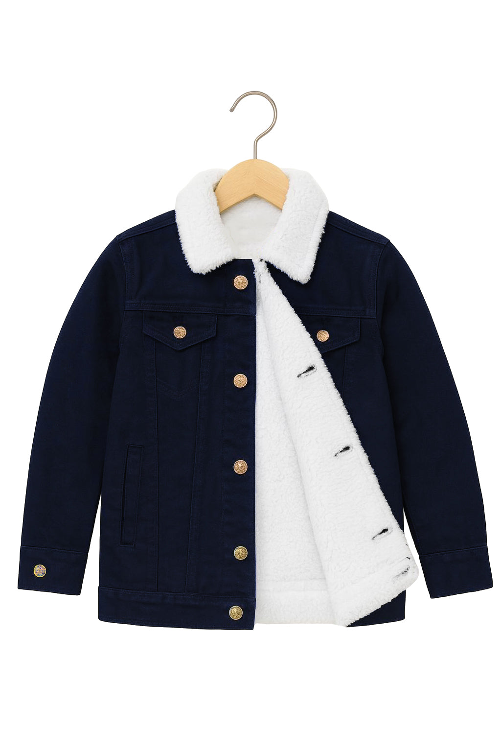 Navy Blue Denim Jacket